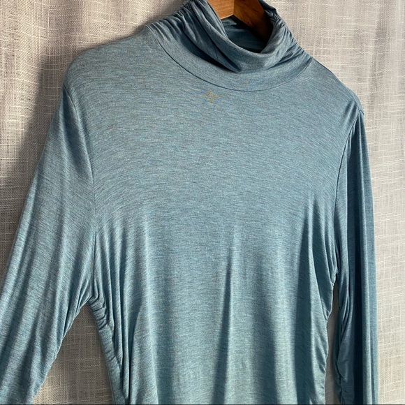 Soft Surroundings Drapey Ruched Turtleneck - Picture 2 of 6